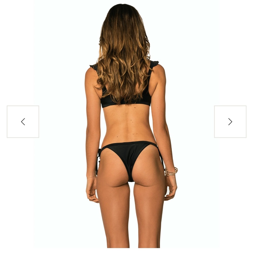 Soah Hope Black Side Ties Bottom - New with Tags